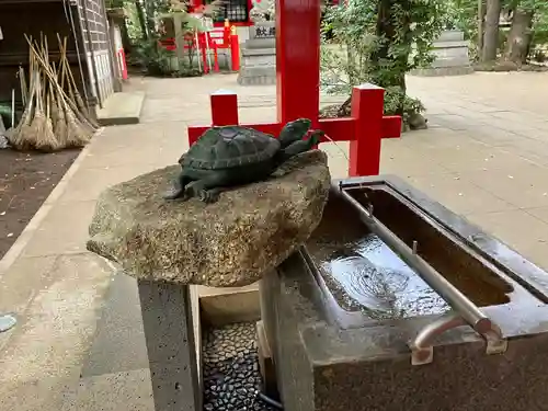 赤堤六所神社の手水