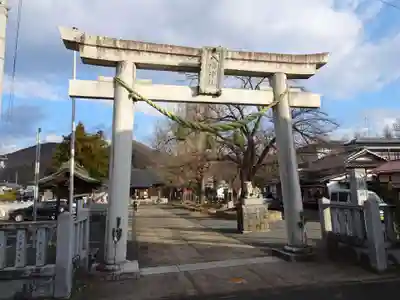飯坂八幡神社の鳥居