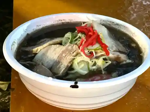 山家神社の食事