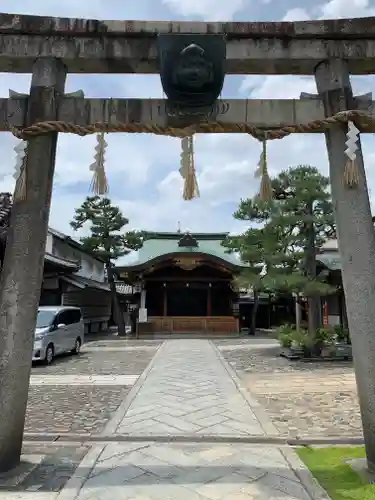 京都ゑびす神社の鳥居