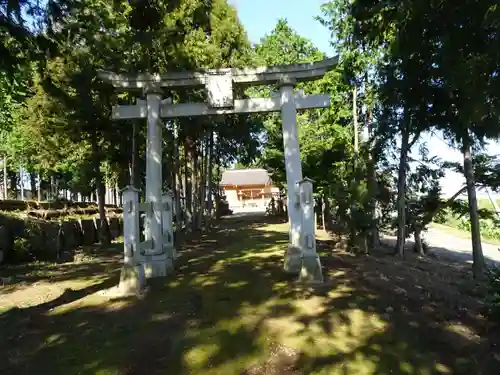 塚崎香取神社の鳥居