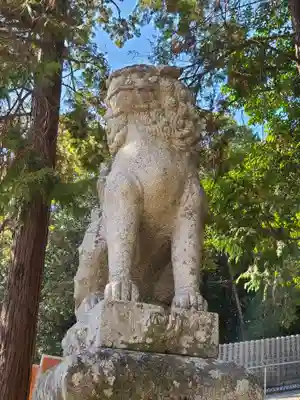 福山八幡宮の狛犬