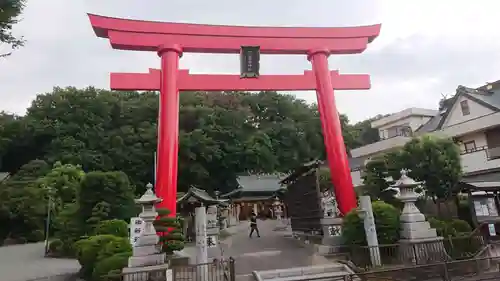 武州柿生琴平神社の鳥居