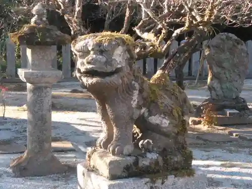 綱敷天満宮の狛犬