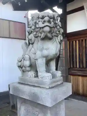 神明社(稲永)の狛犬