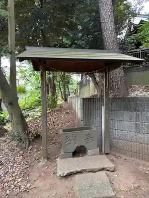 山野浅間神社の手水舎