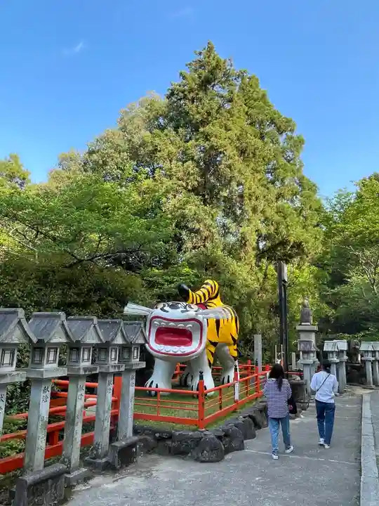 朝護孫子寺の狛犬