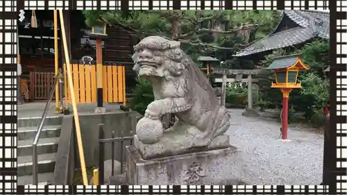 長良神社の狛犬