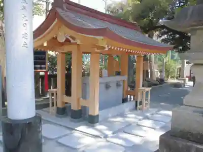 お三の宮日枝神社の手水舎