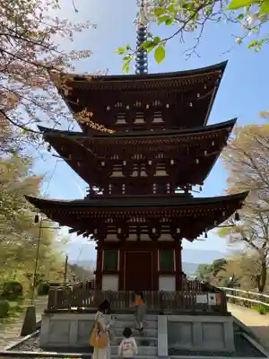 岡寺（龍蓋寺）の塔