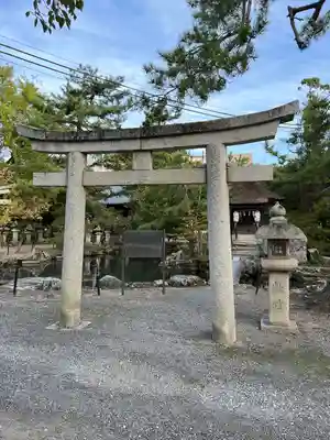 長浜八幡宮の鳥居