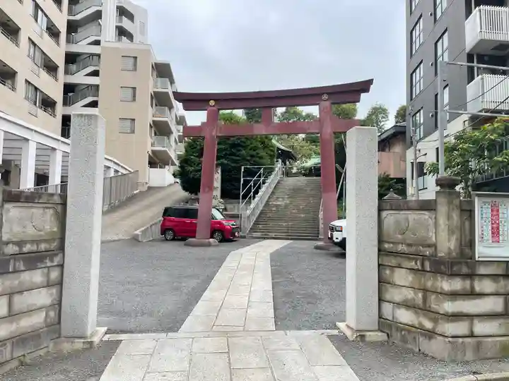 白金氷川神社の御朱印
