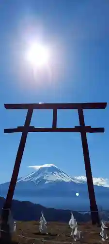 河口浅間神社の鳥居