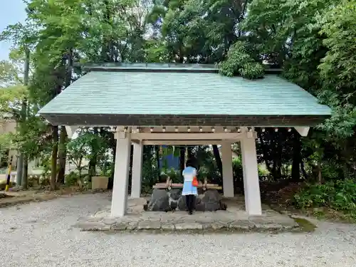 笠原神明宮の手水