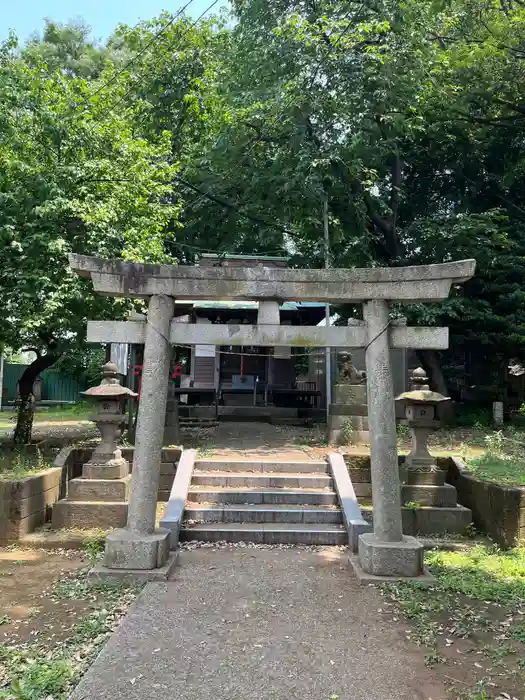 東谷北野神社の鳥居