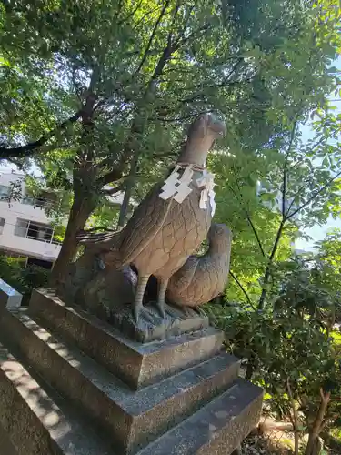 大谷場氷川神社の狛犬