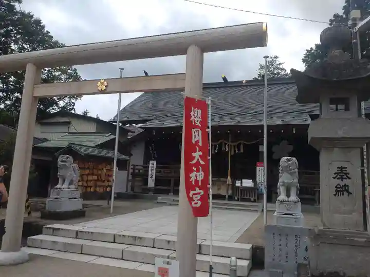 櫻岡大神宮の鳥居