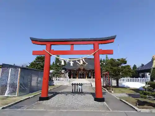 美瑛神社の鳥居