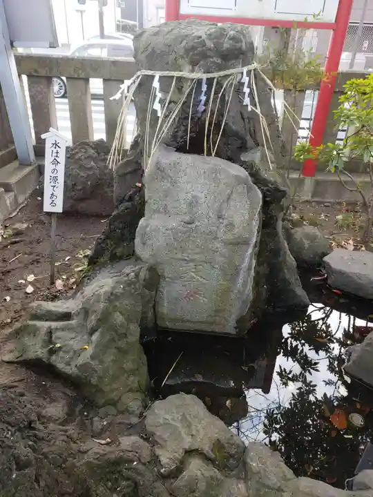 白幡神社の手水舎