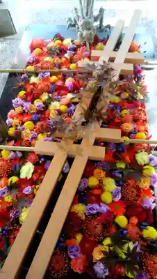 帯廣神社の手水舎