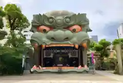 難波八阪神社の狛犬