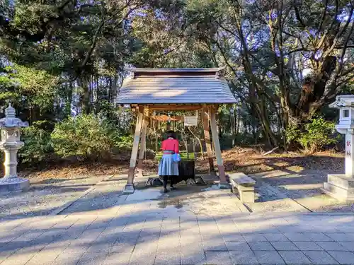 息栖神社の手水舎