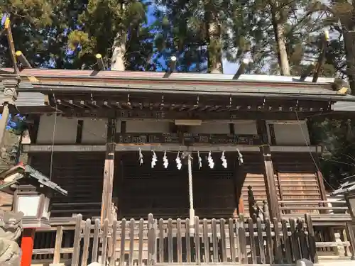 奥氷川神社の本殿・本堂