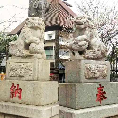 高円寺氷川神社の狛犬