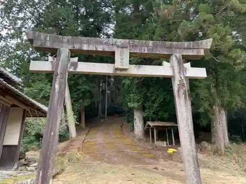 天岩峰神社の鳥居