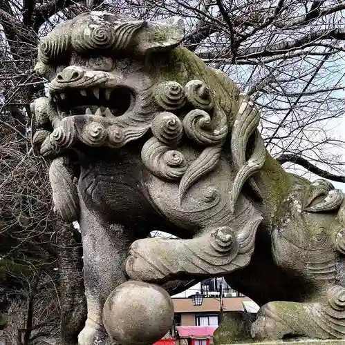 神炊館神社 ⁂奥州須賀川総鎮守⁂の狛犬