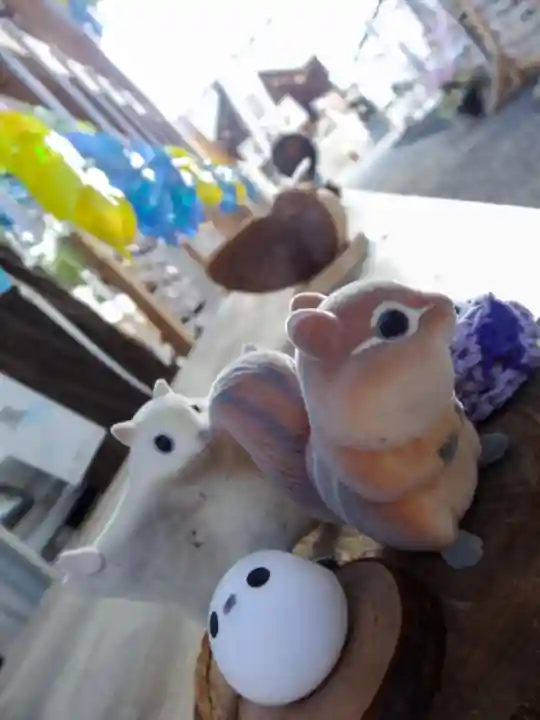 札幌諏訪神社の像