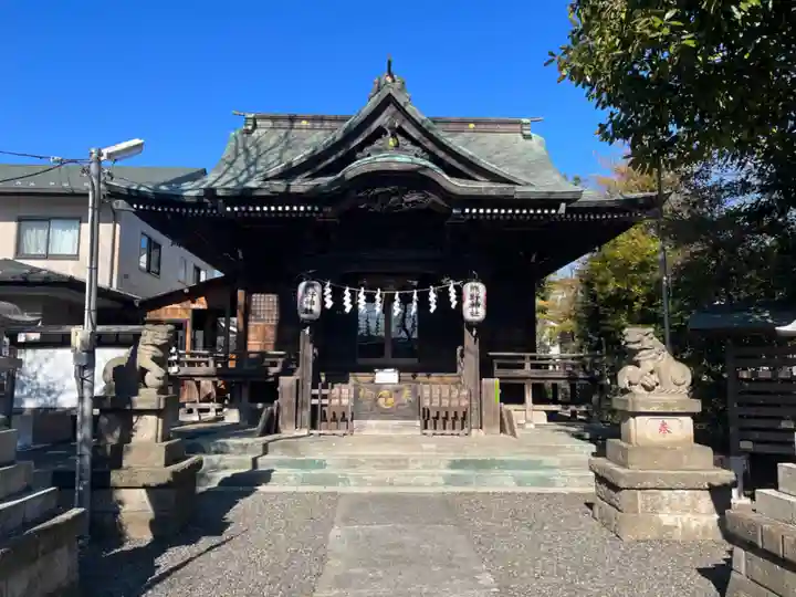 立川熊野神社の本殿・本堂