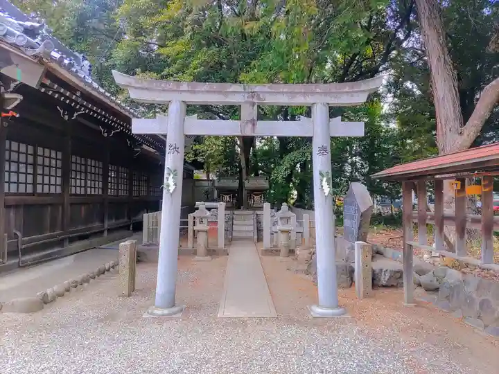 八幡社(柏井町)の鳥居
