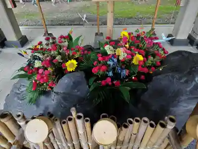 上川神社の手水舎