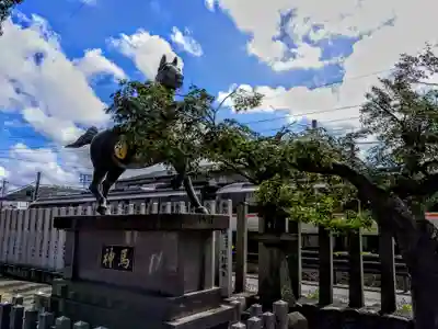 村國真墨田神社の狛犬