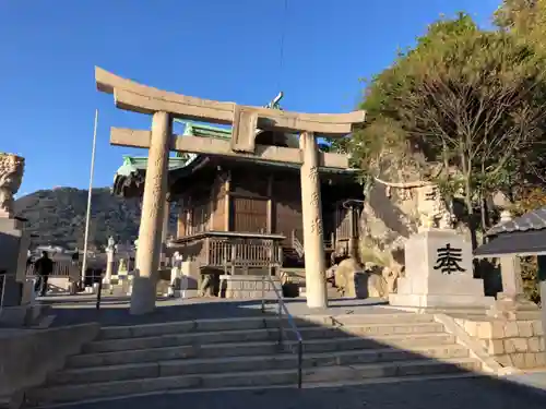 和布刈神社の鳥居