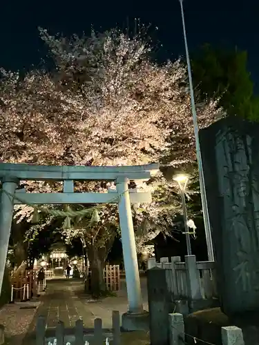 嶺御嶽神社の鳥居