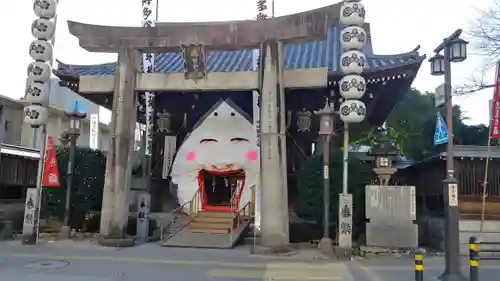 櫛田神社の鳥居