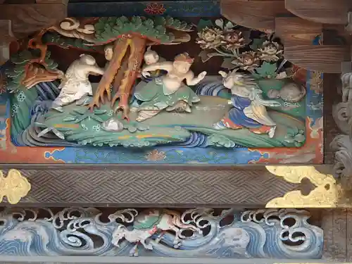 雷電神社の芸術