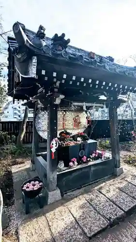 法輪寺の手水