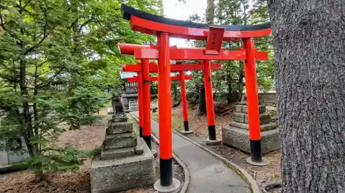 富良野神社の鳥居