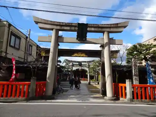 京都ゑびす神社の鳥居