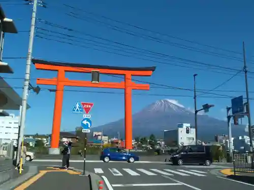 富士山本宮浅間大社の鳥居