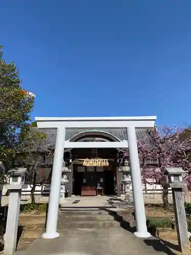 比佐豆知神社の鳥居