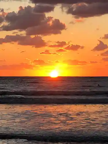 稲佐の浜　弁天島の景色