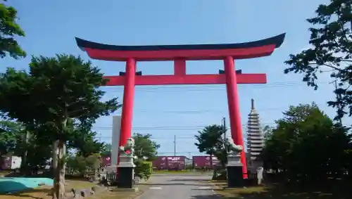 白老八幡神社の鳥居