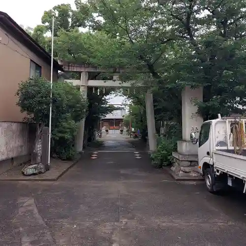 上清水八幡神社の鳥居