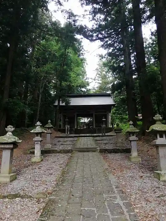 桙衝神社の山門・神門