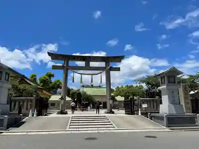 難波大社 生國魂神社の鳥居