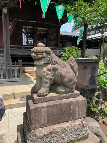 白山神社の狛犬